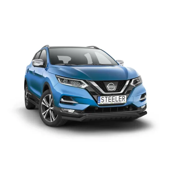 Must esiraud kaitseplaadiga - Nissan Qashqai (2017 - 2021)