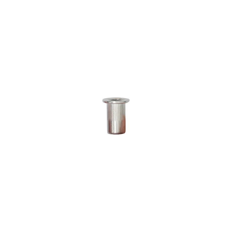Neetmutter M8-1.25 / 0,5 → 5 mm, alumiinium, ümar