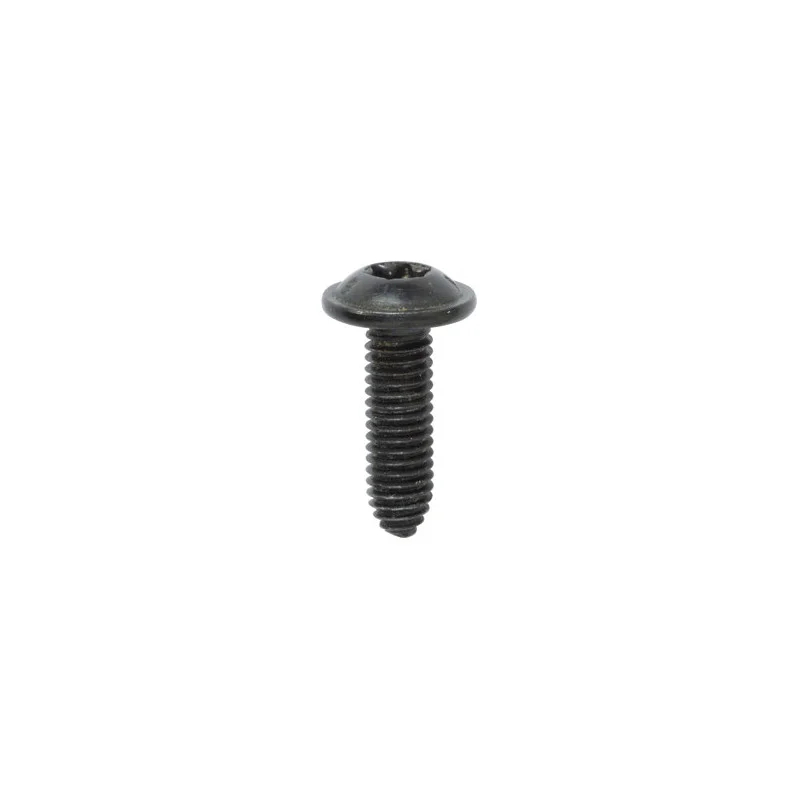 Kumerpeakruvi M6-1.00 x 20 mm, must