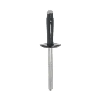 Laienev neet Ø 4,8 x 20,5 mm, lai pea, must, kaitseraud, pea Ø 14 mm