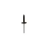 Laienev neet Ø 4,8 x 20,5 mm, lai pea, must, kaitseraud, pea Ø 16 mm