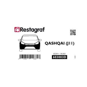 Esikaitseraua kinnituskomplekt, QASHQAI II kõik versioonid 02.2014 → 05.2021