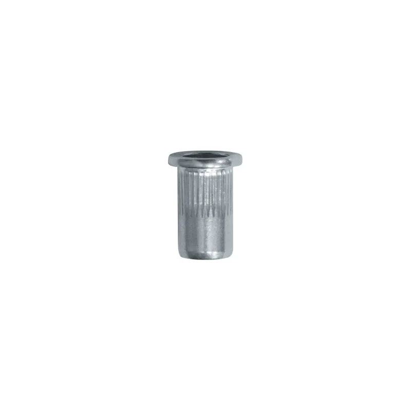 Neetmutter M6-1.00 / 0,5 → 3 mm, alumiinium, ümar