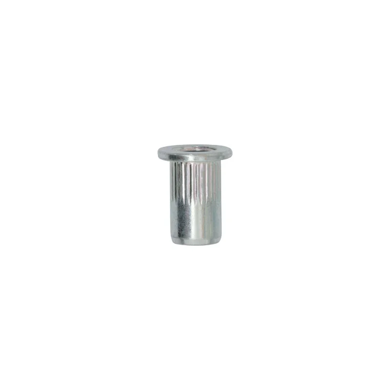 Neetmutter M6-1.00 / 0,5 → 3 mm, teras, ümar
