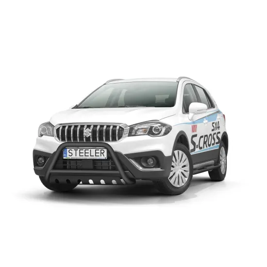 Must "A" esiraud kaitseplaadiga - Suzuki SX4 S-Cross (2016 - 2021)