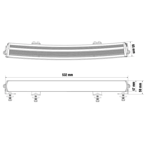 OPTIBEAM Super Captain One 600 Curved