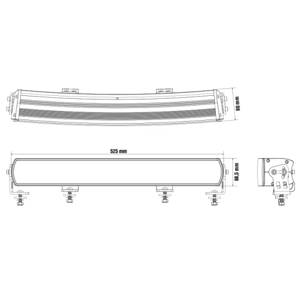 OPTIBEAM Super Captain Dual 600 Curved