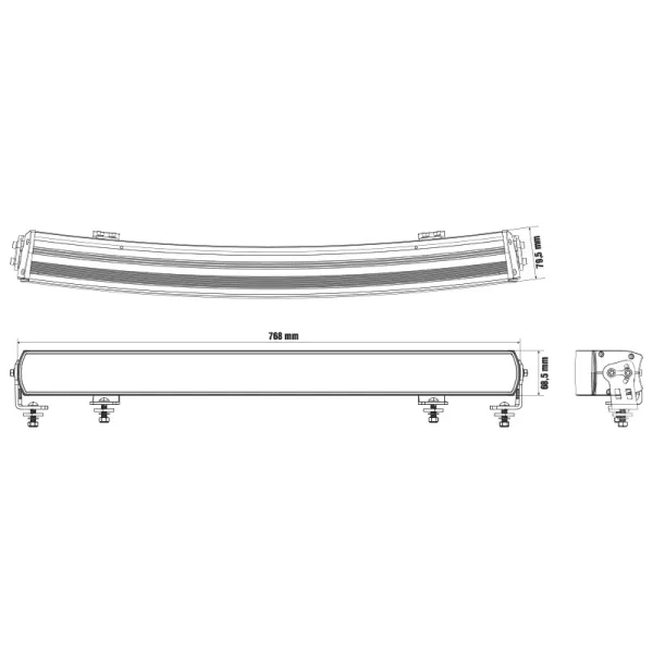 OPTIBEAM Super Captain Dual 800 Curved