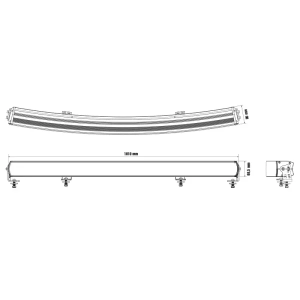 OPTIBEAM Super Captain Dual 1000 Curved