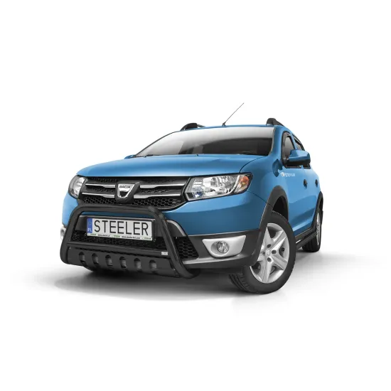 Must "A" esiraud kaitseplaadiga - Dacia Sandero Stepway (2012 - 2016)