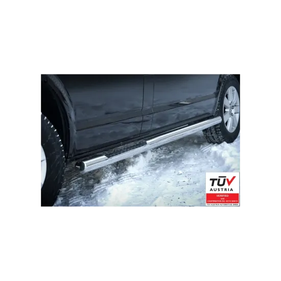 Küljerauad astmetega (LWB) - Volkswagen T5 (2003 - 2015)