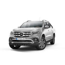 Low spoiler bar with axle-bar BLACK - Mercedes-Benz X-Class (2017 -)
