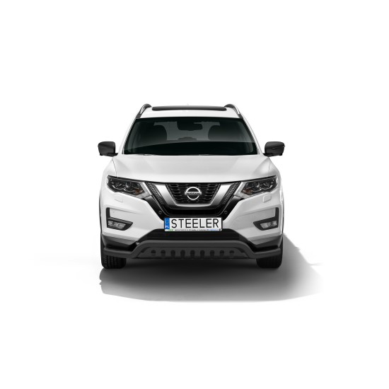 Must esiraud kaitseplaadiga - Nissan X-Trail (2018 - 2021)