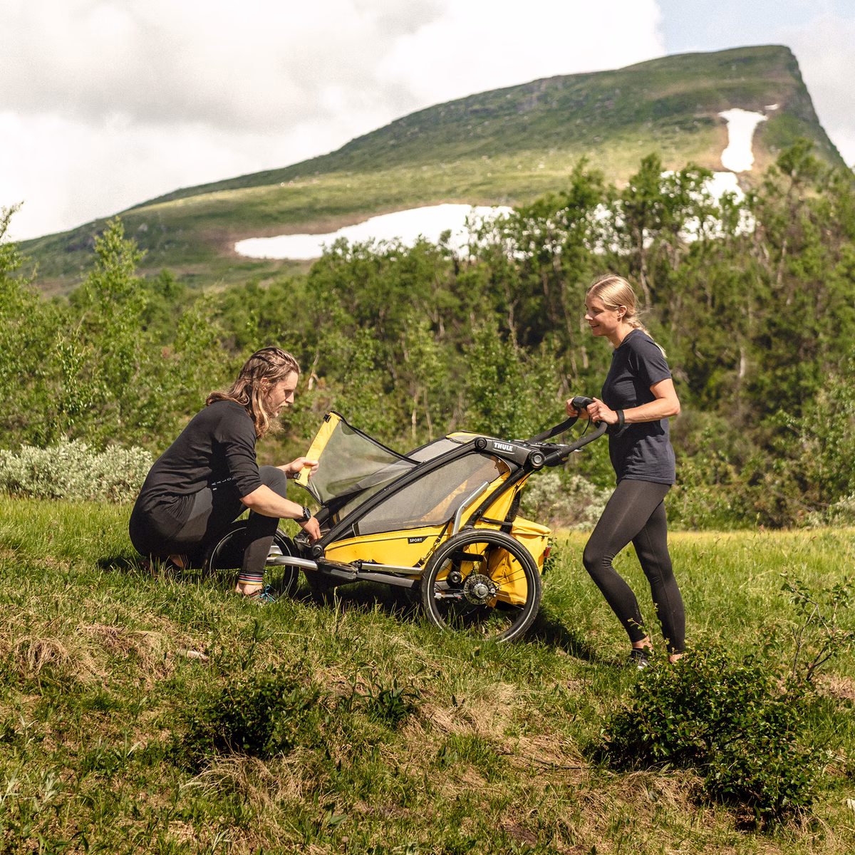 Thule Chariot all-terrain kit double
maastikusõidukomplekt kahekohalisele mitmeotstarbelisele haagisele alumiiniumi / must