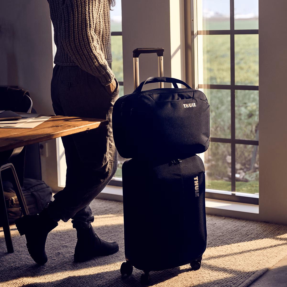 Thule Subterra
pehmeküljeline 63 cm ratastega kohver must