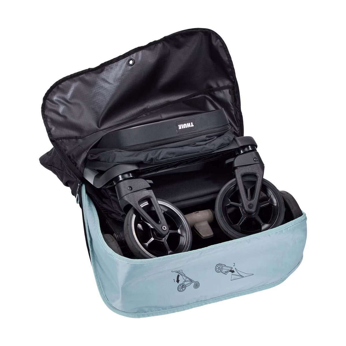 Thule stroller travel bag
lapsevankri reisikott must