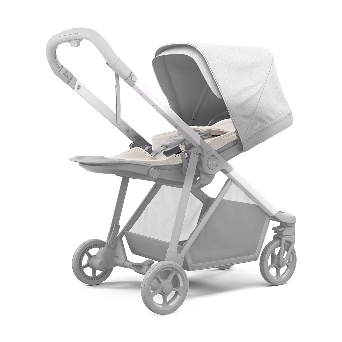 Thule newborn inlay
sisematerjal vastsündinule pehme hall