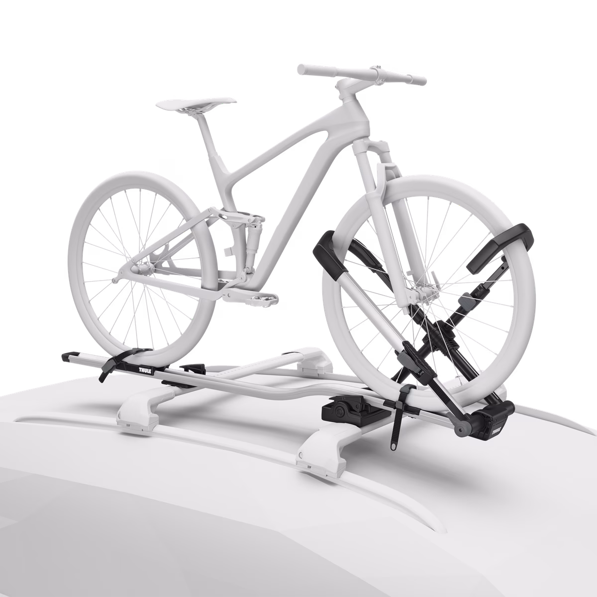 Thule UpRide
rataskinnitusega jalgrattahoidik katusele must / alumiinumi