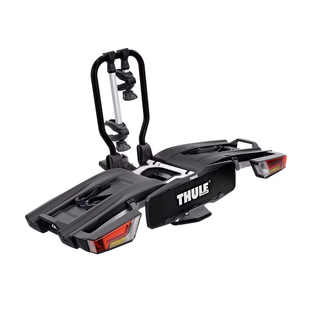 Thule EasyFold XT F
kahele jalgrattale mõeldud veokonksule paigaldatav jalgrattahoidik süsteemile FIX4BIKE alumiiniumi