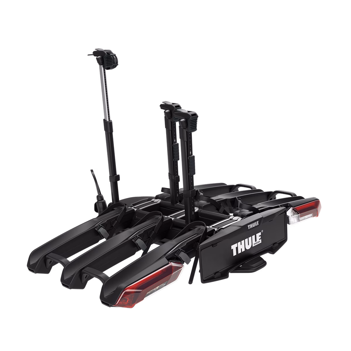 Thule Epos
kolmele jalgrattale mõeldud veokonksule paigaldatav platvorm rattahoidik kokkupandav