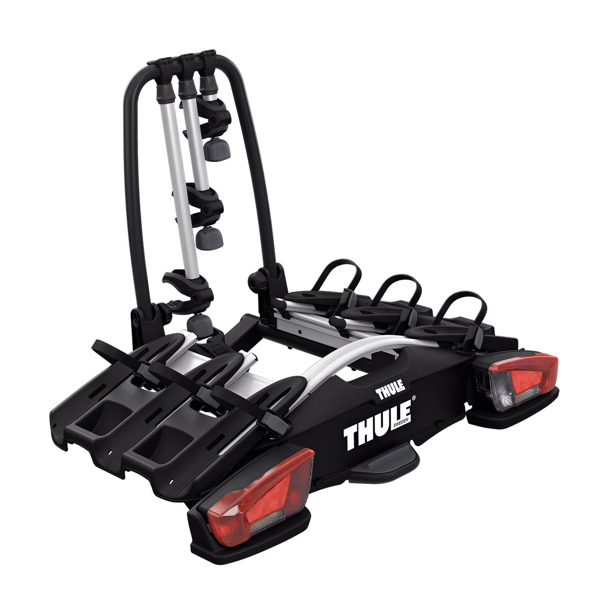 Thule VeloCompact F
3-le jalgrattale mõeldud veokonksule paigaldatav 13-pin platvorm rattahoidik süsteemile FIX4BIKE must / alumiiniumi