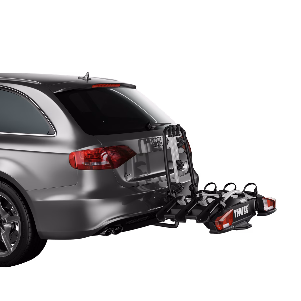 Thule VeloCompact F
3-le jalgrattale mõeldud veokonksule paigaldatav 13-pin platvorm rattahoidik süsteemile FIX4BIKE must / alumiiniumi