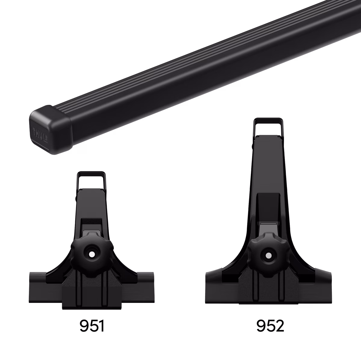 Thule SquareBar Evo
must katuseraami süsteem