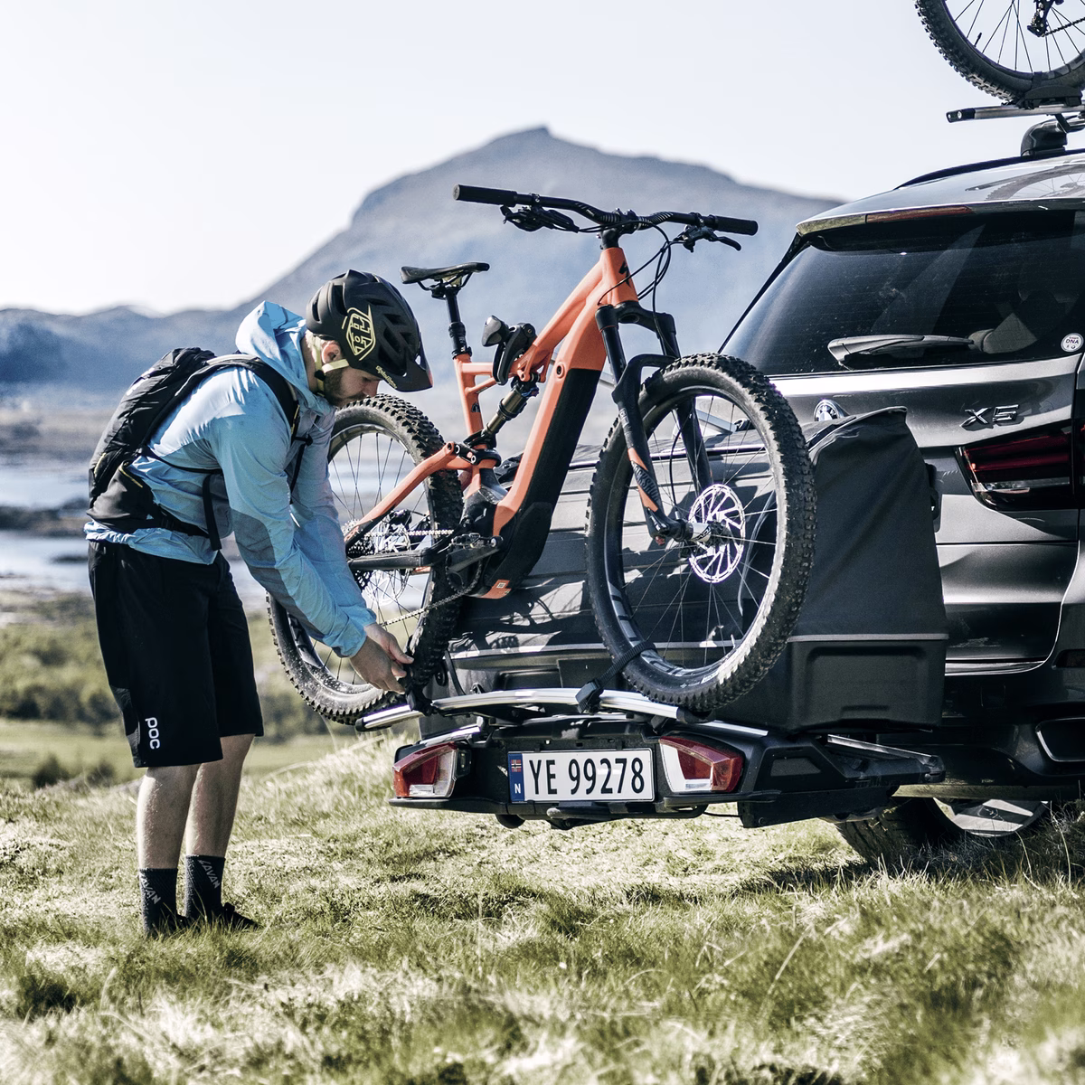 Thule BackSpace XT 3rd bike arm
kolmanda jalgratta hoidik alumiiniumi