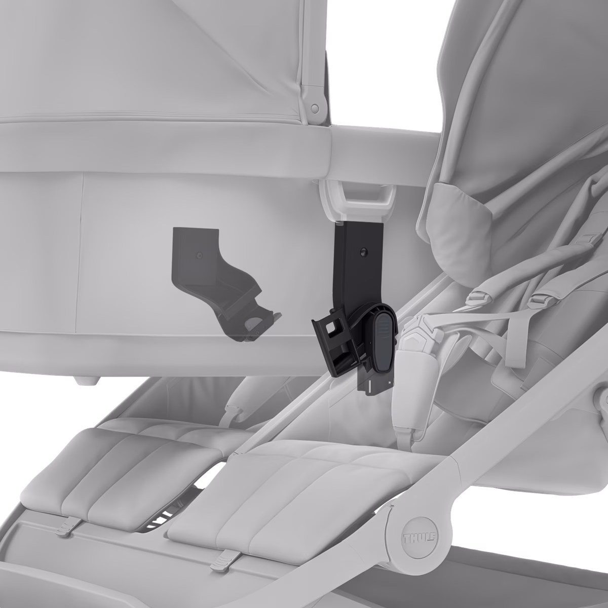 Thule Urban Glide 3 double stroller bassinet adapter
kahekohalise vankrikorvi adapter