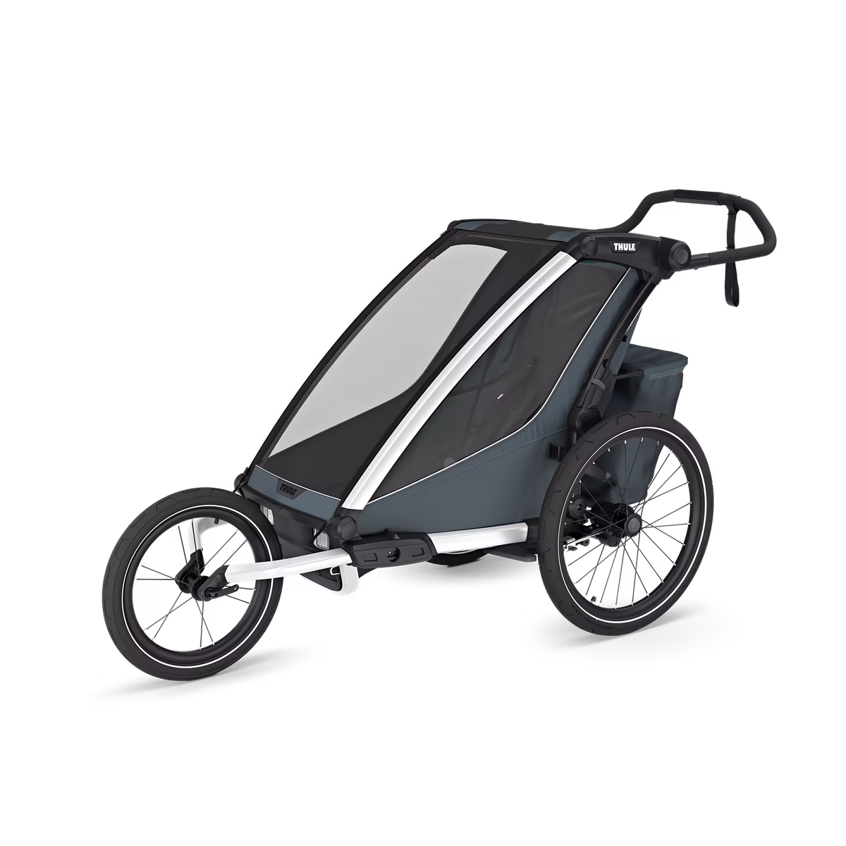 Thule Chariot Cross 2 single
1-kohaline universaalne jalgrattakäru tume kiltkivi