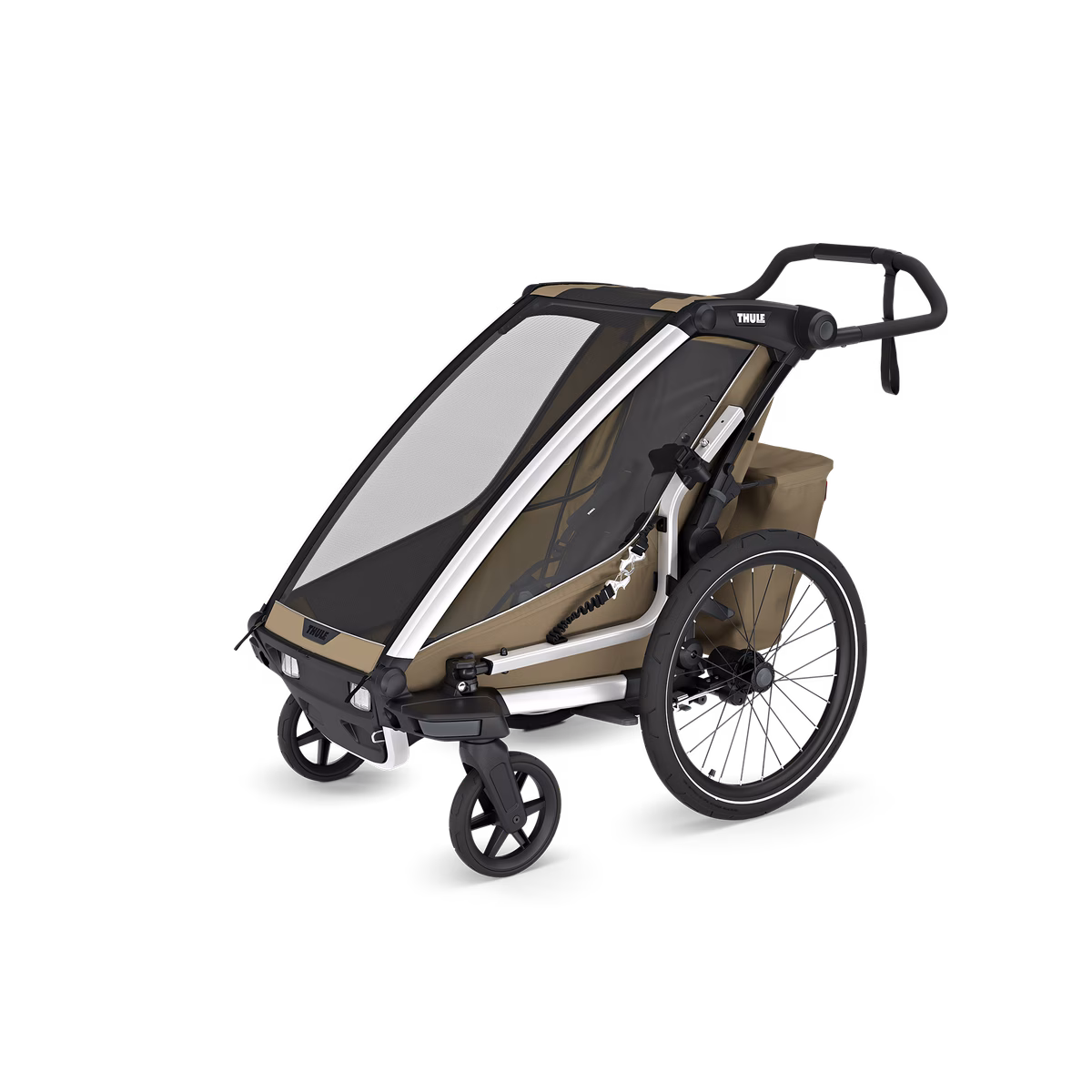 Thule Chariot Cross 2 single
1-kohaline universaalne jalgrattakäru faded khaki
