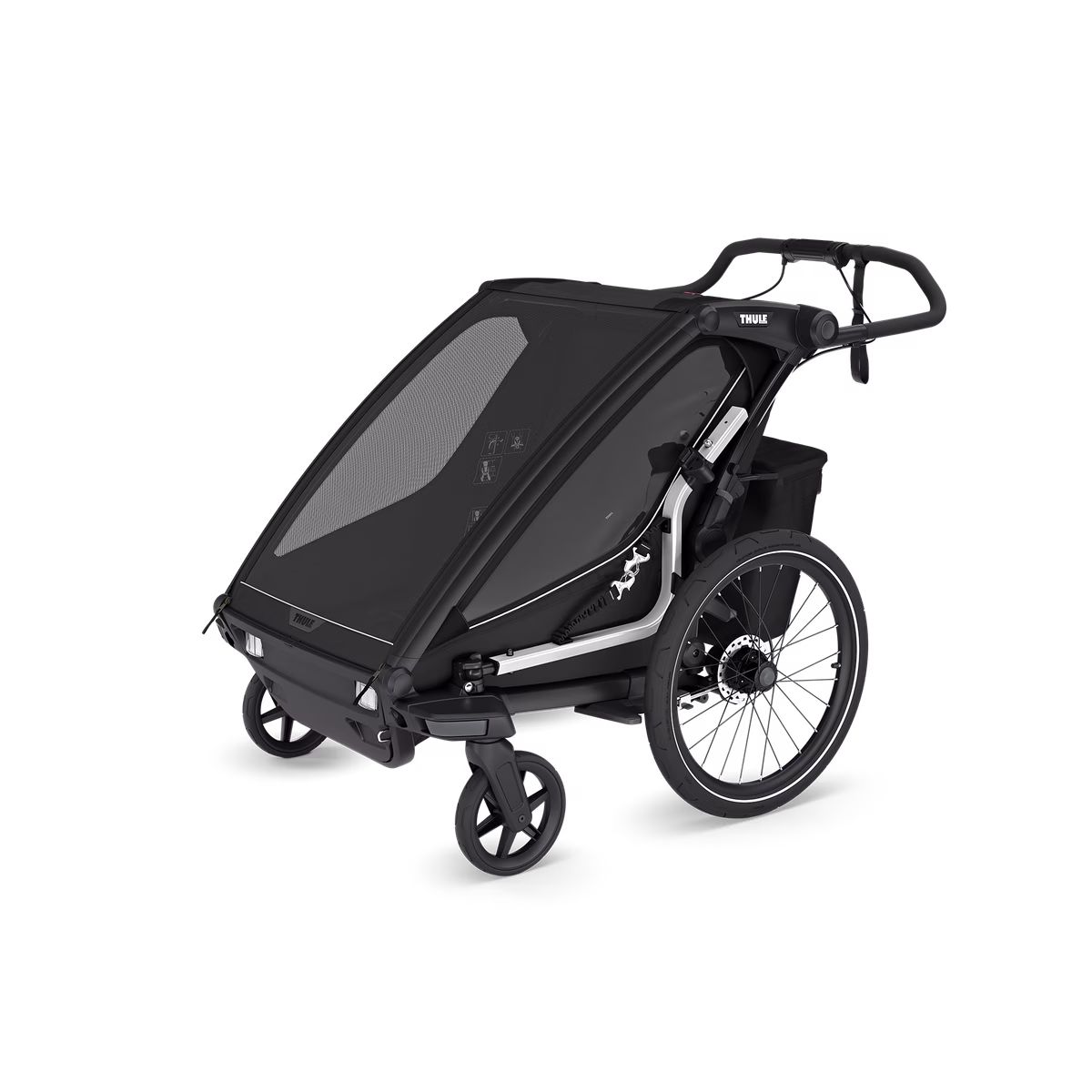 Thule Chariot Sport 2 double
1- või 2-kohaline universaalne jalgrattakäru must