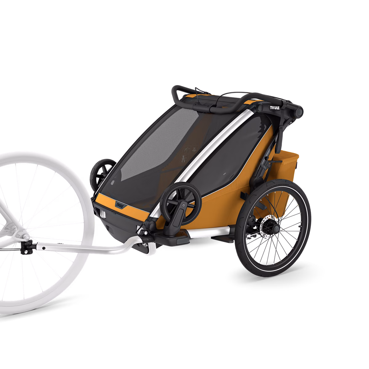 Thule Chariot Sport 2 double
1- või 2-kohaline universaalne jalgrattakäru loomulik kuld