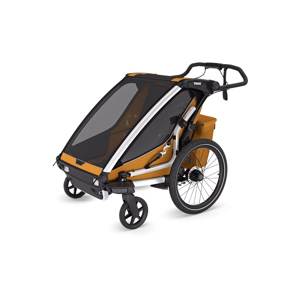 Thule Chariot Sport 2 double
1- või 2-kohaline universaalne jalgrattakäru loomulik kuld