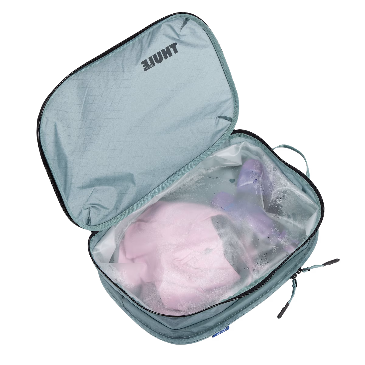 Thule clean/dirty packing cube
puhaste/mustade riiete pakkimiskuubik keskmine tiigi hall