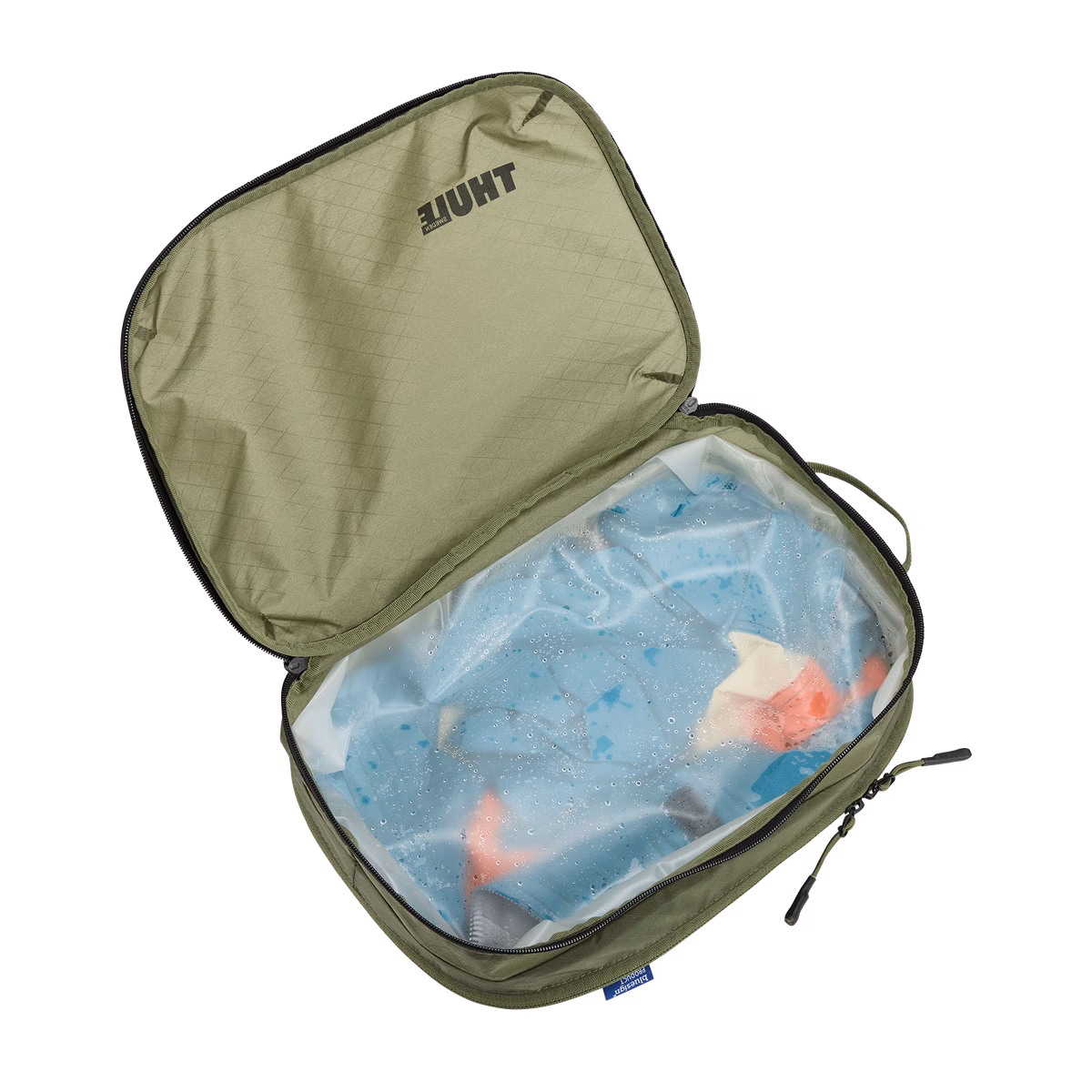 Thule clean/dirty packing cube
keskmine puhaste/mustade riiete pakkimiskuubik pehme roheline