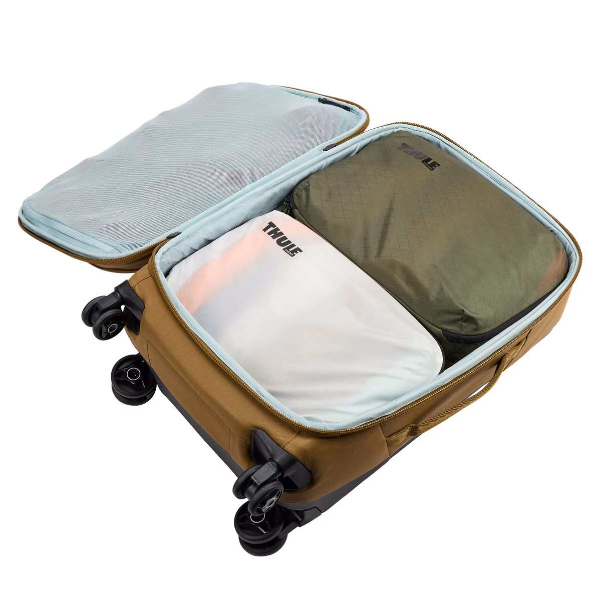 Thule clean/dirty packing cube
keskmine puhaste/mustade riiete pakkimiskuubik pehme roheline