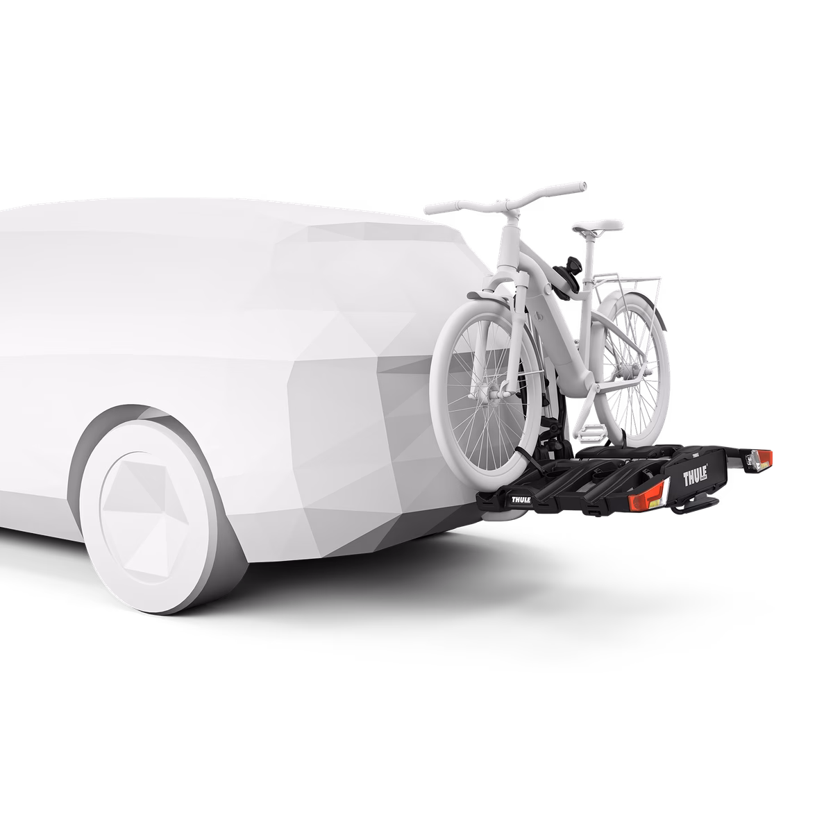 Thule EasyFold XT F
kolmele jalgrattale mõeldud veokonksule paigaldatav jalgrattahoidik süsteemile FIX4BIKE alumiiniumi