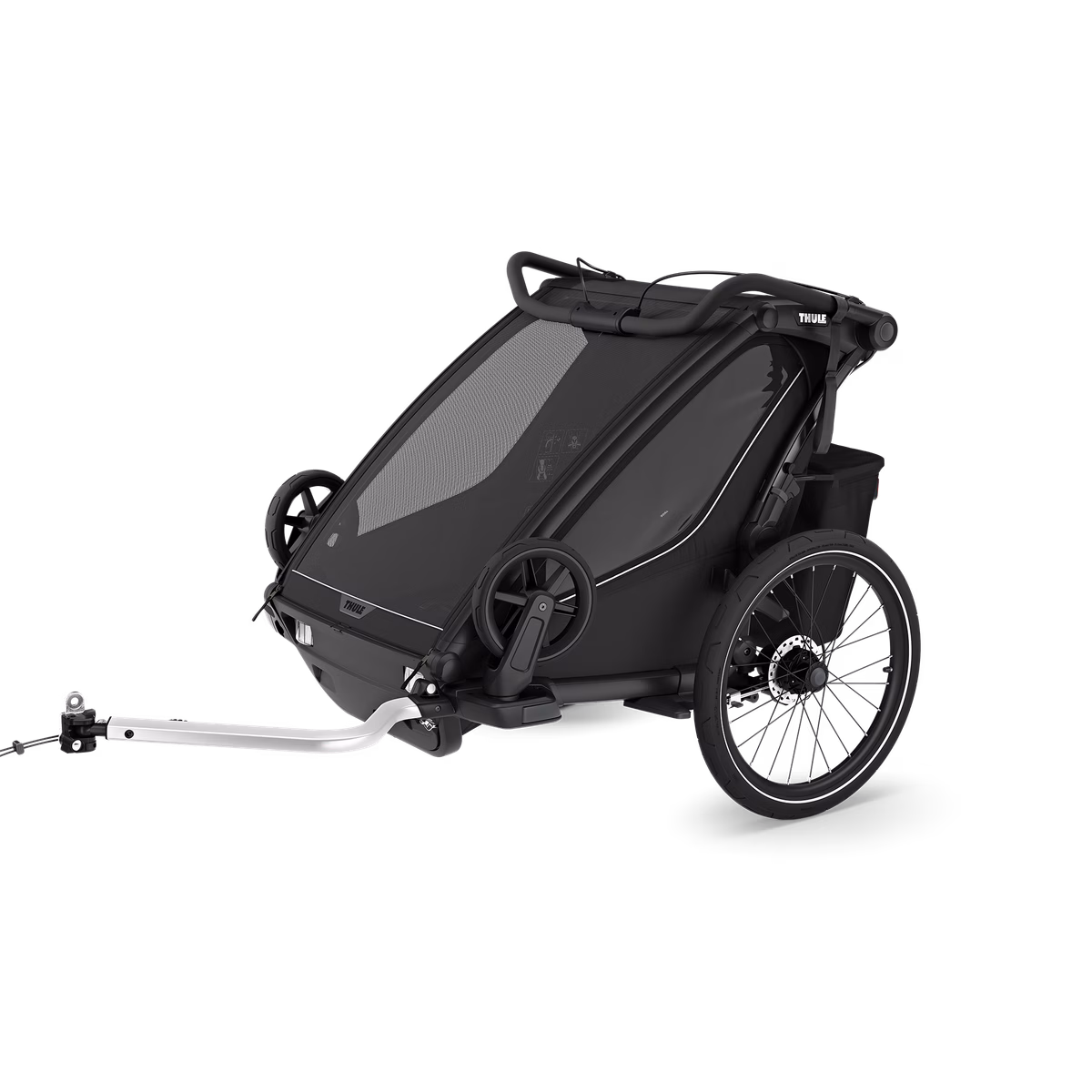 Thule Chariot Sport 2 double
1- või 2-kohaline universaalne jalgrattakäru must