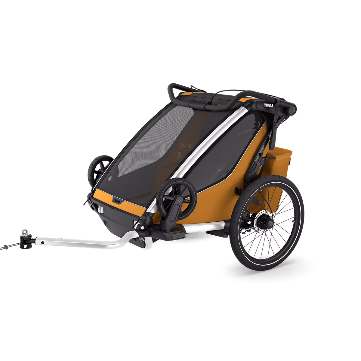 Thule Chariot Sport 2 double
1- või 2-kohaline universaalne jalgrattakäru loomulik kuld