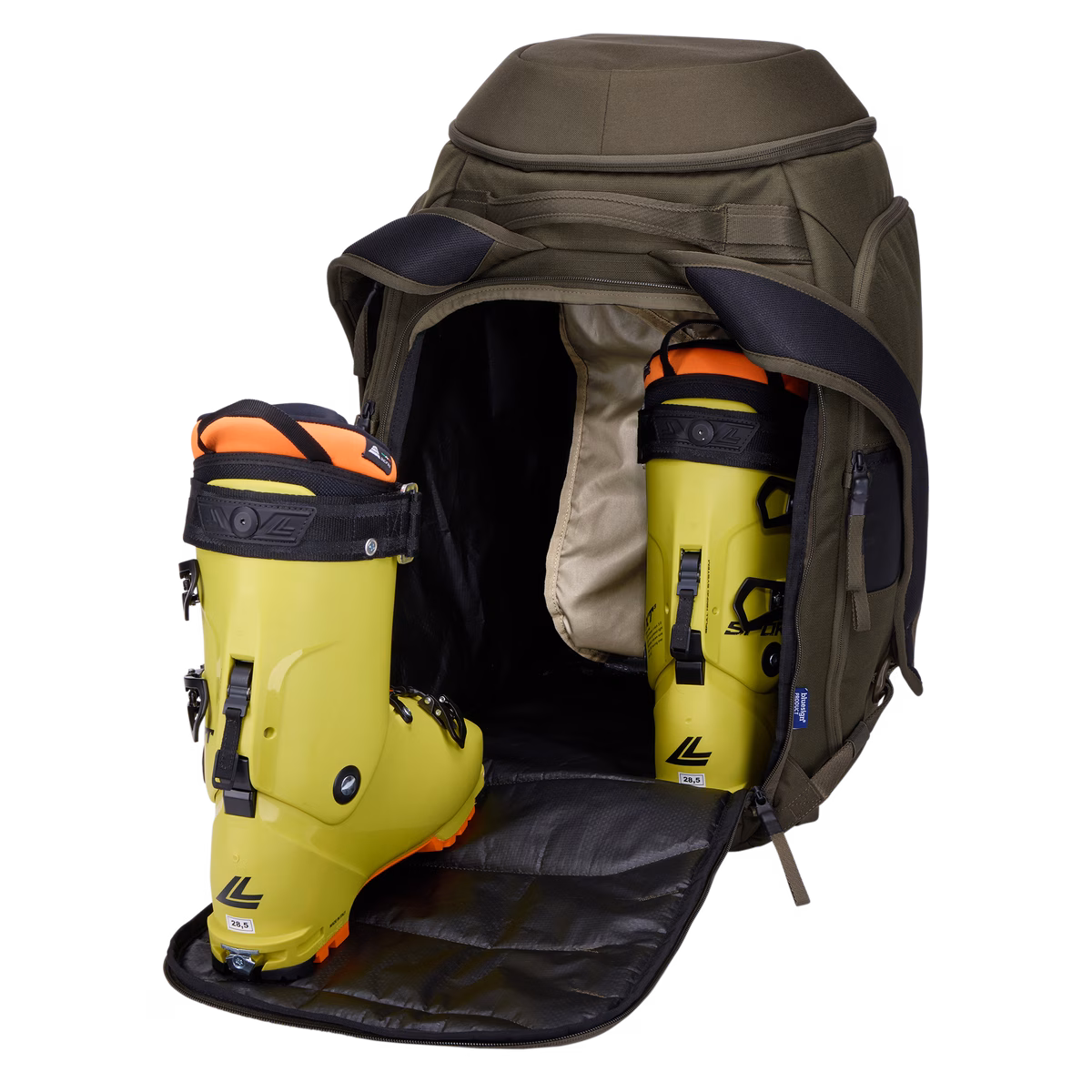 Thule RoundTrip
lumelaua ja suusasaabaste seljakott 60 l Deep Khaki