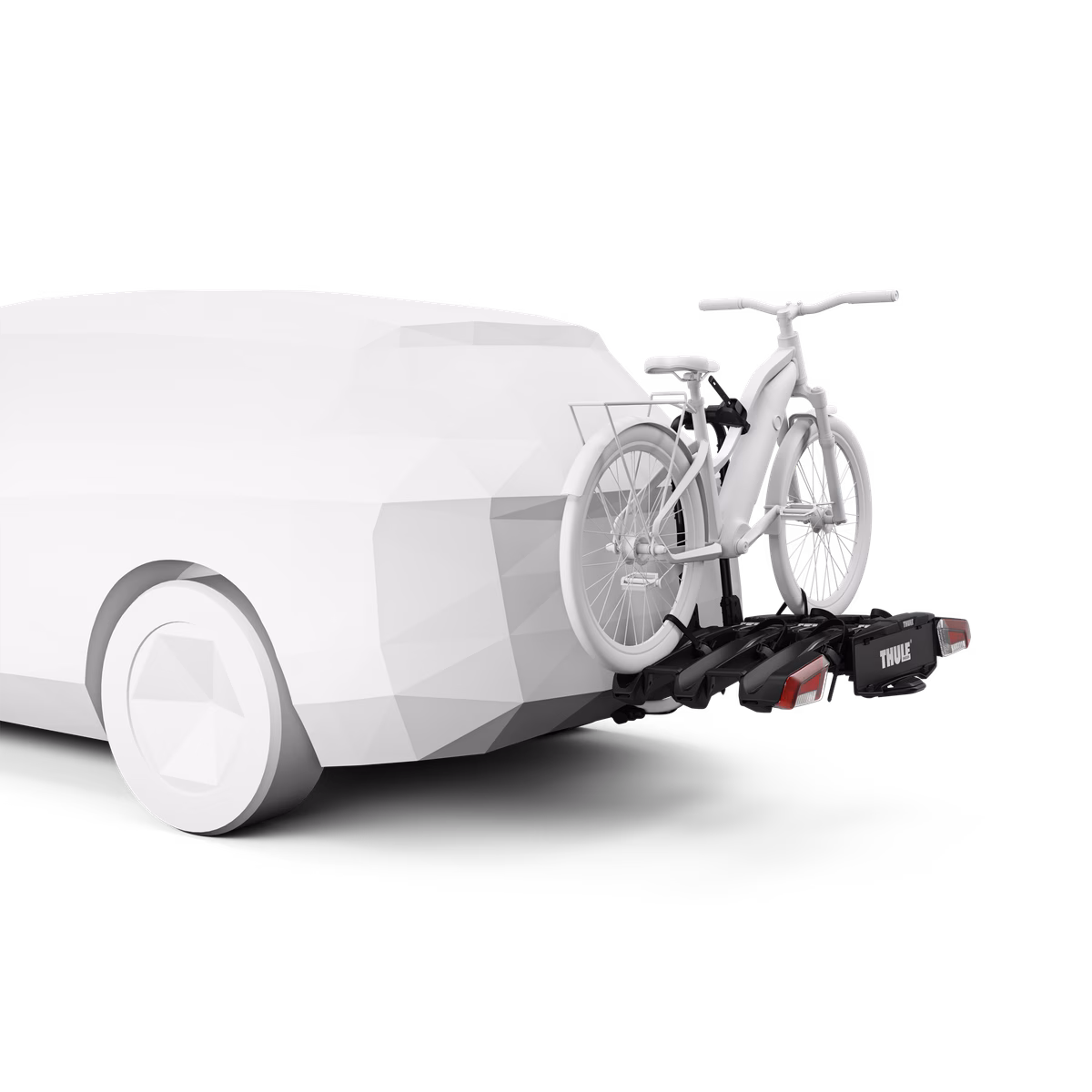 Thule EasyFold 3
kolmele jalgrattale mõeldud veokonksule paigaldatav platvorm rattahoidik must