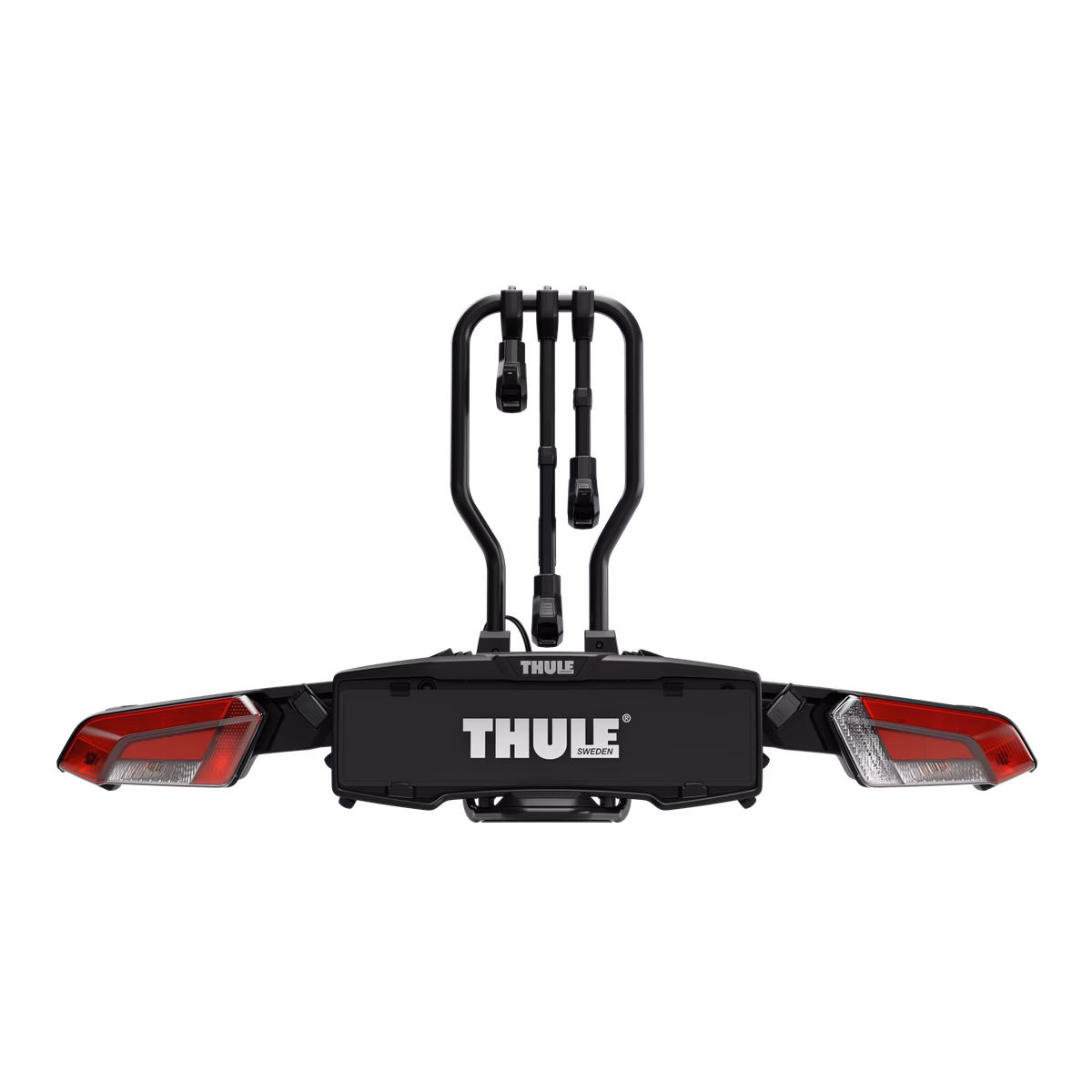 Thule EasyFold 3
kolmele jalgrattale mõeldud veokonksule paigaldatav platvorm rattahoidik must