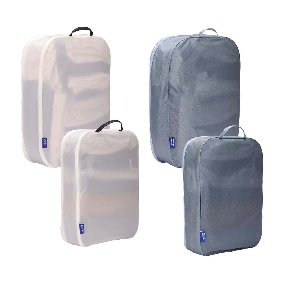Thule packing cube
2 suure ja 2 keskmise pakkimiskuubiku komplekt tiigihall/valge