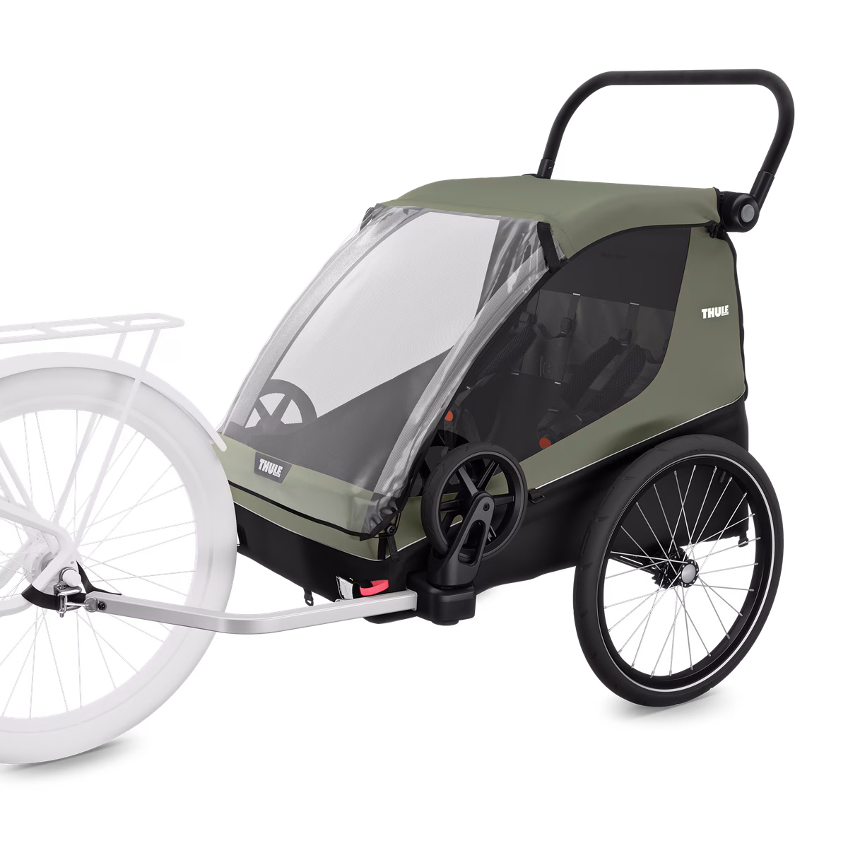Thule Courier
laste, pagasi ja koera jalgrattahaagis khakiroheline