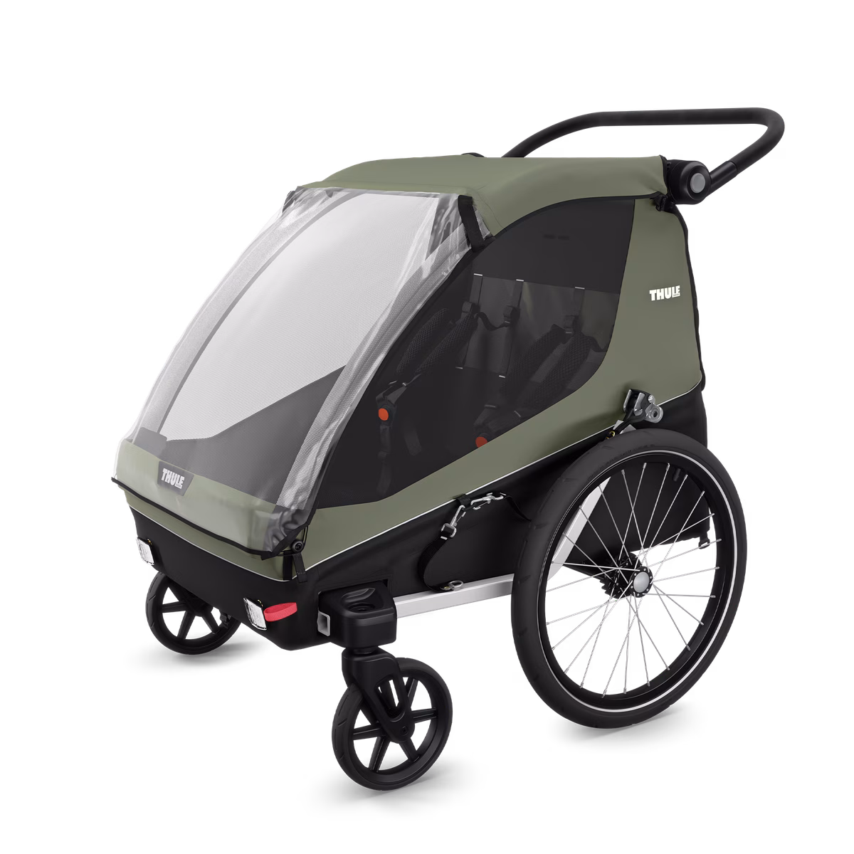 Thule Courier
laste, pagasi ja koera jalgrattahaagis khakiroheline