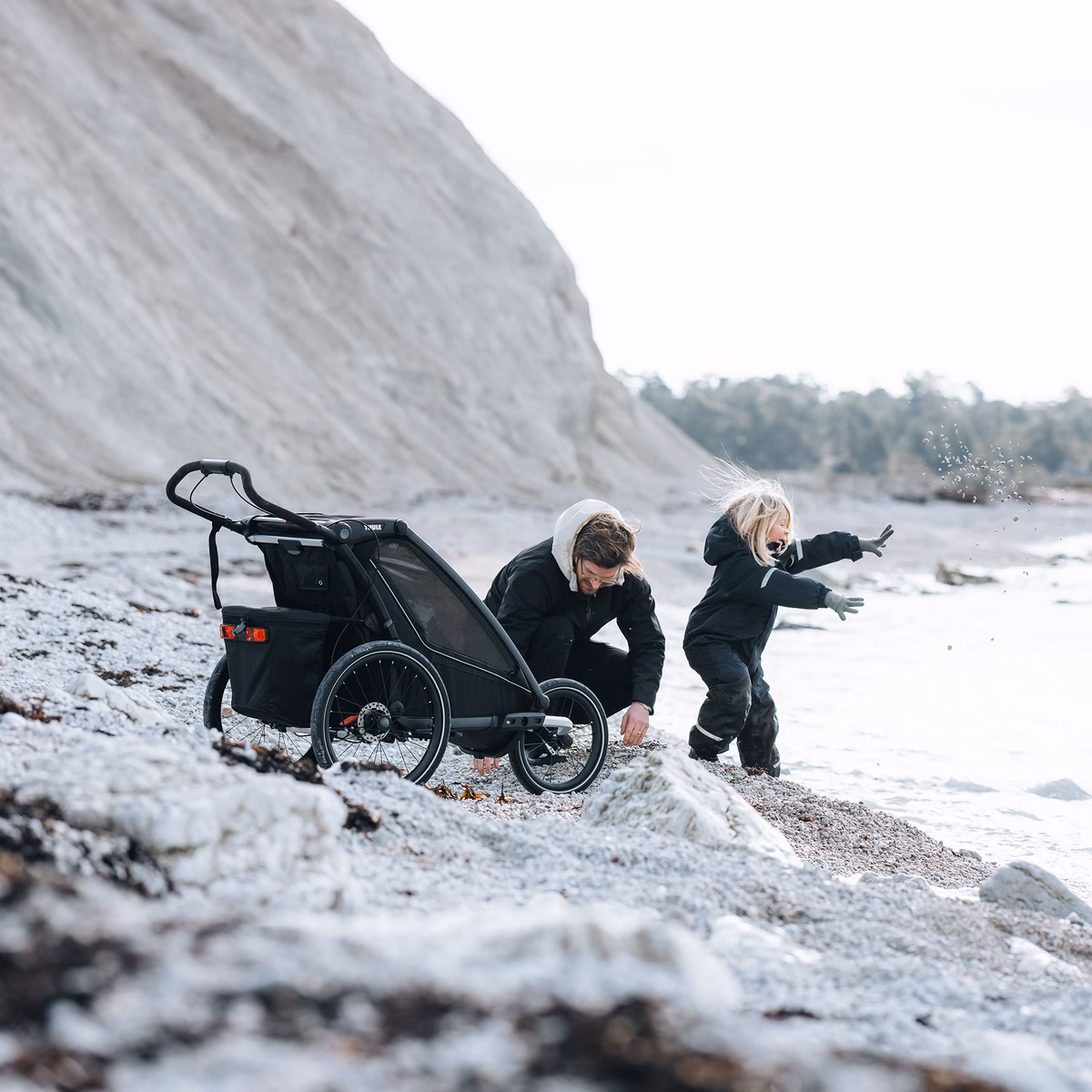 Thule Chariot Sport 2 single
1-kohaline universaalne jalgrattakäru must