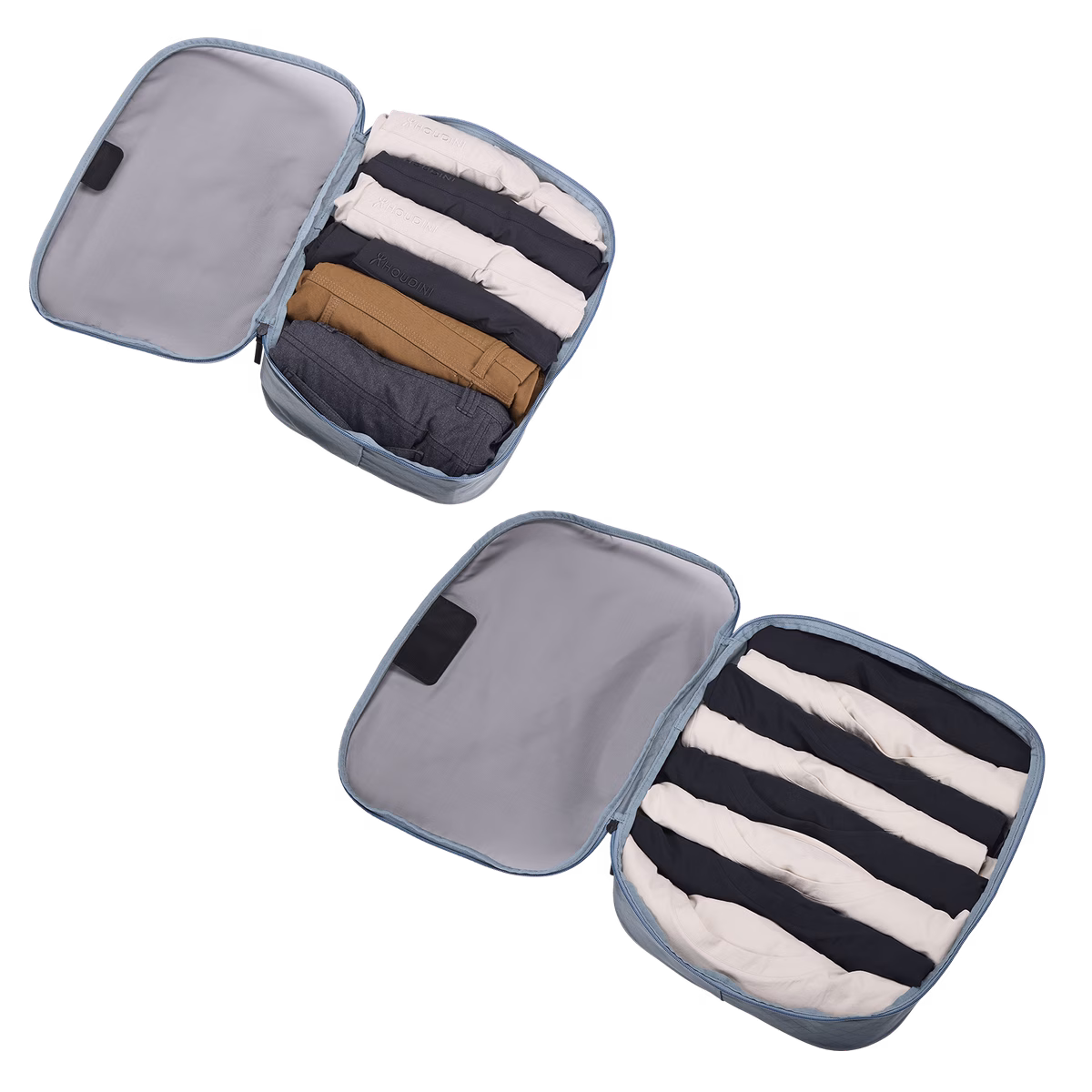 Thule packing cube
2 suure ja 2 keskmise pakkimiskuubiku komplekt tiigihall/valge