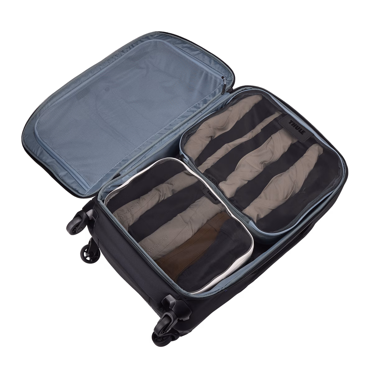 Thule packing cube
2 suure ja 2 keskmise pakkimiskuubiku komplekt tiigihall/valge