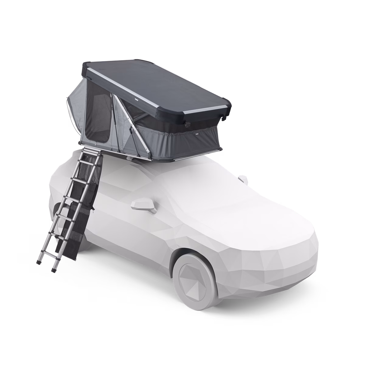 Thule Widesky
kahe inimese kõva korpusega katusetelk hall